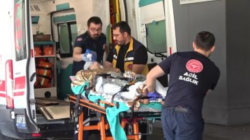 Serinlemek için girdiği denizde boğulma tehlikesi geçirdi