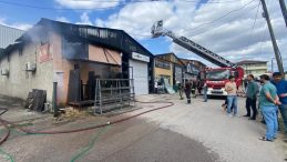 Kapalı iş yerinde yangın