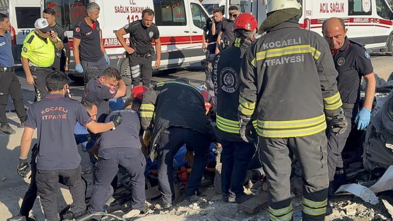 Kocaeli’deki korkunç kazadan acı haber: 5 kişi hayatını kaybetti