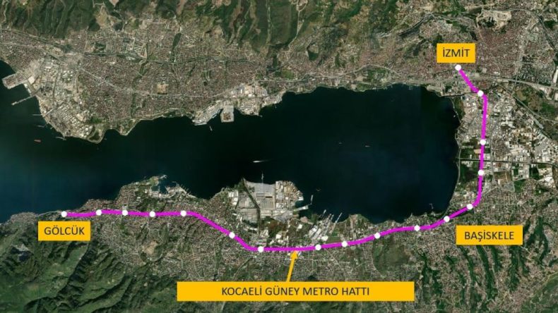 Kocaeli’de güney metro hattı için proje ihalesi 30 Temmuz’da yapılacak