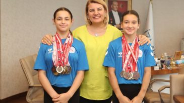 Fatma Başkan, İzmit’in gururu olan genç cimnastikçileri tebrik etti