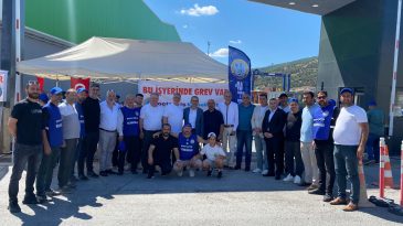 İYİ Parti’den grevdeki Gübretaş işçisine destek