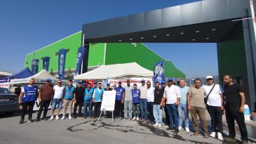 Saadet Partili gençlerden grevdeki Gübretaş işçisine ziyaret