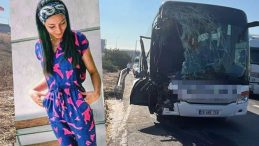 Yolcu otobüsü kamyona arkadan çarptı: Ağır yaralanan hostesten acı haber