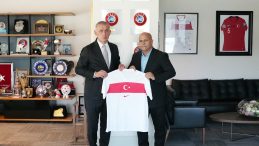 Başkan Durul, TFF Başkanı Hacıosmanoğlu’nu ziyaret etti
