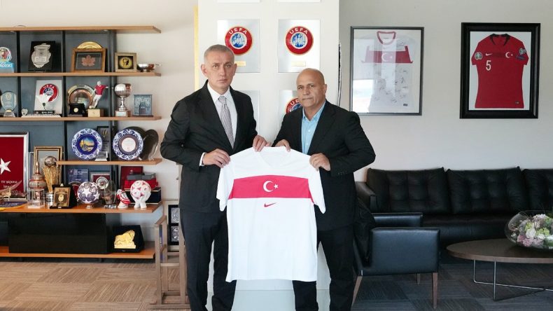 Başkan Durul, TFF Başkanı Hacıosmanoğlu’nu ziyaret etti