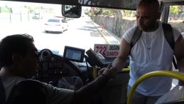 Gölcük ilçesindeki bu şoför bir başka