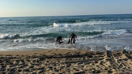 Denize giren çocuktan acı haber