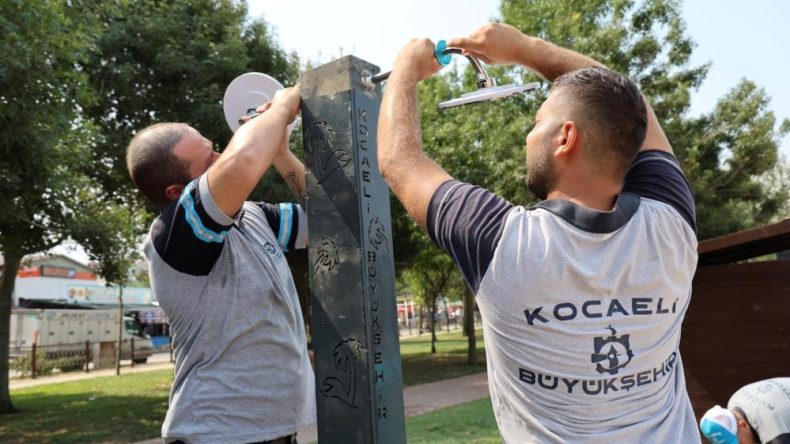 Kocaeli Büyükşehir’den su tasarrufu için sahillerde yeni adım