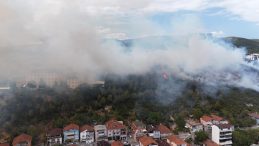 İzmit Kuruçeşme’de ağaçlık alana sıçrayan yangın kontrol altına alındı