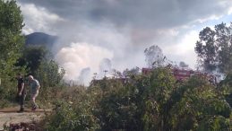 Kartepe Acısu’da yangın
