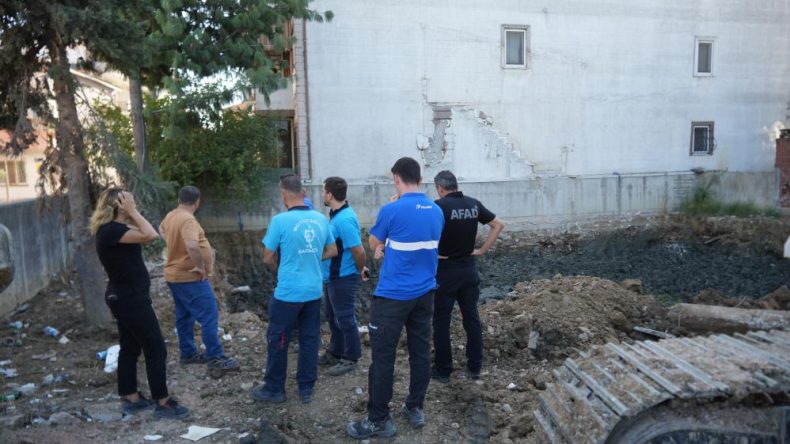 İzmit Yenişehir’de doğal gaz borusu delindi