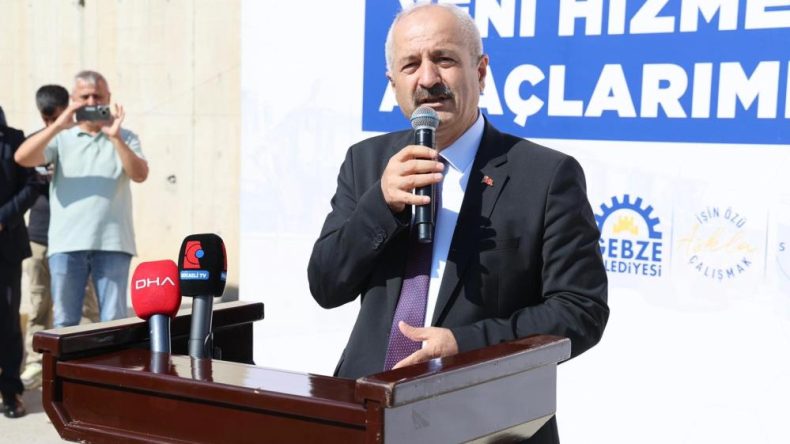 Gebze Belediyesi’ne ait araç sayısı 216’ya yükseldi