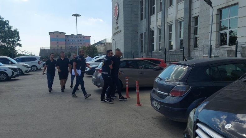 Çocuklarının gözü önünde babaya tokat atan şahıs tutuklandı