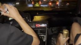 Gençlerin tehlikeli eğlencesi: Bakın nasıl direksiyon salladı