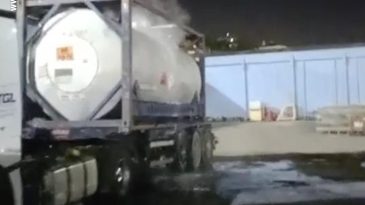 Polisan’dan kimyasal sızıntı açıklaması: Bir nakliye firmasına ait tankerde meydana gelmiş!