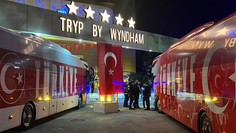 A Millî Futbol Takımı TRYP By Wyndham İzmit’te Konakladı