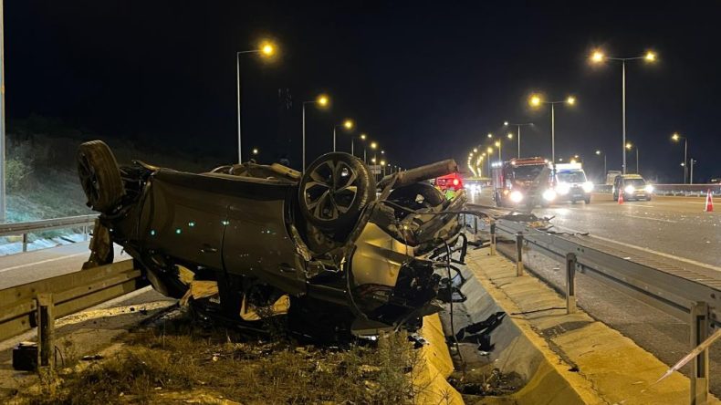 Kuzey Marmara Otoyolu Kocaeli geçişinde feci kaza: 2 ölü, 5 yaralı