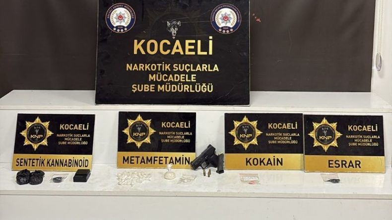 Kocaeli’de uyuşturucu operasyonlarında 6 kişi tutuklandı
