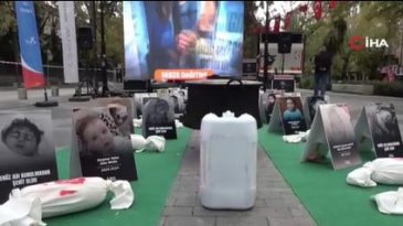 Gazze’ye Açılan Kapı Küçükkefenler Sergisi’nde Gazze’nin dramı gözler önüne serildi