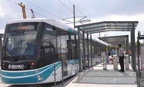 Otogardan Kocaeli Stadyumuna tramvay ücretsiz