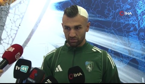 Kafasına 12 dikiş atılan Serdar Dursun: “Arma için savaşmak istedim”