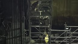 Metro İnşaatında iskele çöktü