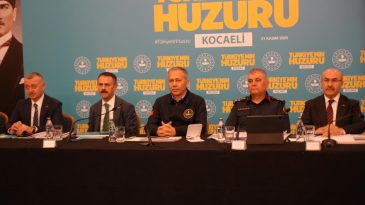 Kocaeli’de güvenlik toplantısında konuşan İçişleri Bakanı Yerlikaya, “Tek bir hedefimiz var…”