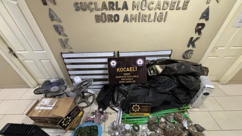 Kocaeli’de uyuşturucu operasyonları: 38 tutuklama