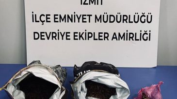 Polisin şüphe üzerine durdurduğu şahısların üzerinden uyuşturucu çıktı