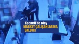 Baba ve iki kişi market çalışanlarına saldırdı