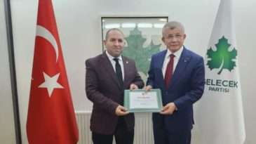 Gelecek Partisi’nde ilçe başkanıydı, il başkanı oldu