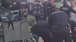 Elindeki bıçakla dehşet saçtı: Silahla vurularak etkisiz hale getirildi