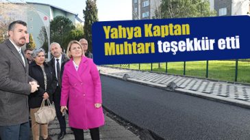 İzmit Belediyesi’nden Yahya Kaptan’a prestijli sokaklar