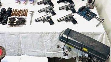 Kartepe’de silah imalathanesine dönüştürülen adrese operasyon