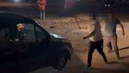 Öfkelenen sürücü ortalığı birbirine kattı