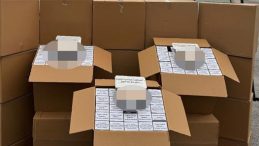 TEM Otoyolu’nda durdurulan araçta 300 bin adet makaron ele geçirildi