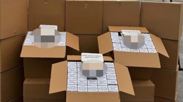 TEM Otoyolu’nda durdurulan araçta 300 bin adet makaron ele geçirildi