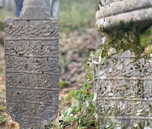 Asırlık Osmanlı mezarları yeniden ayağa kaldırıldı