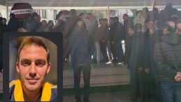 Kocaeli’de forkliftin altında kalan işçi son yolculuğuna uğurlandı