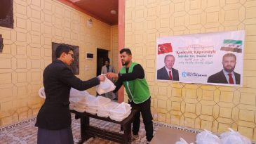 Kocaeli Büyükşehir’den Suriye Rakka’da iftar