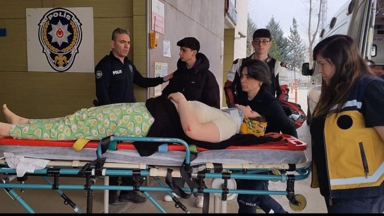 İftara dakikalar kala dehşet: Kapıyı kıran eşinden kaçan kadın balkondan atladı