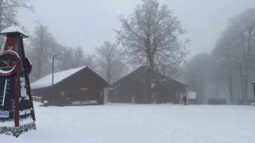 Kartepe’nin zirvesinde etkili kar
