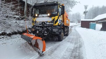 Kar yağışına karşı 630 personel sahada