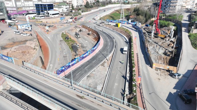 Kaşkaldere bağlantı yolu trafiğe açıldı