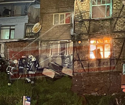 İzmit Kanlıbağ’da korkutan yangın