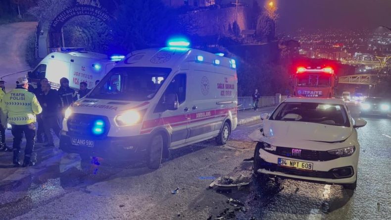 Takla atan otomobilde 2 yaralı var, diğer sürücü kaçtı