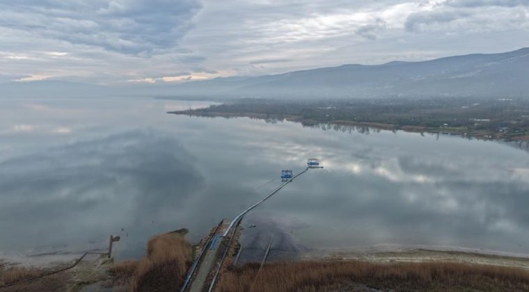 Kocaeli’nin fazla suyu Sapanca Gölü’ne gönderiliyor