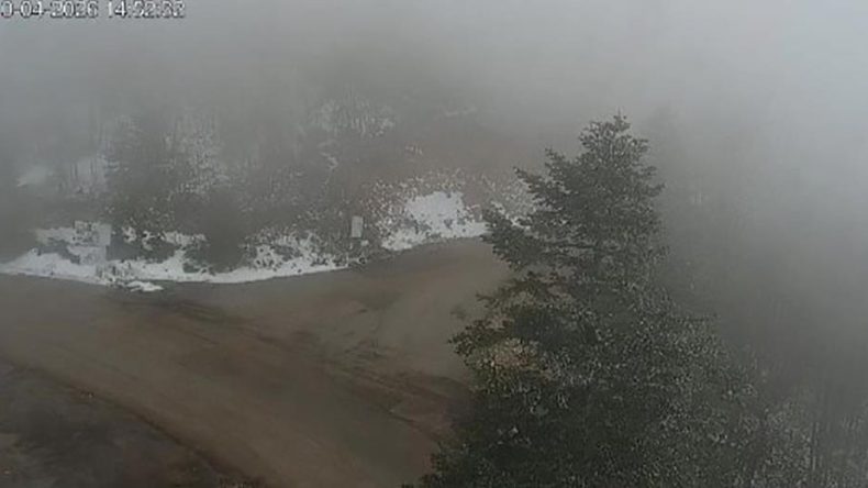 Kocaeli’de Nisan ayında kar sürprizi