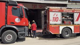 Kocaeli’de iş yerinde yangın